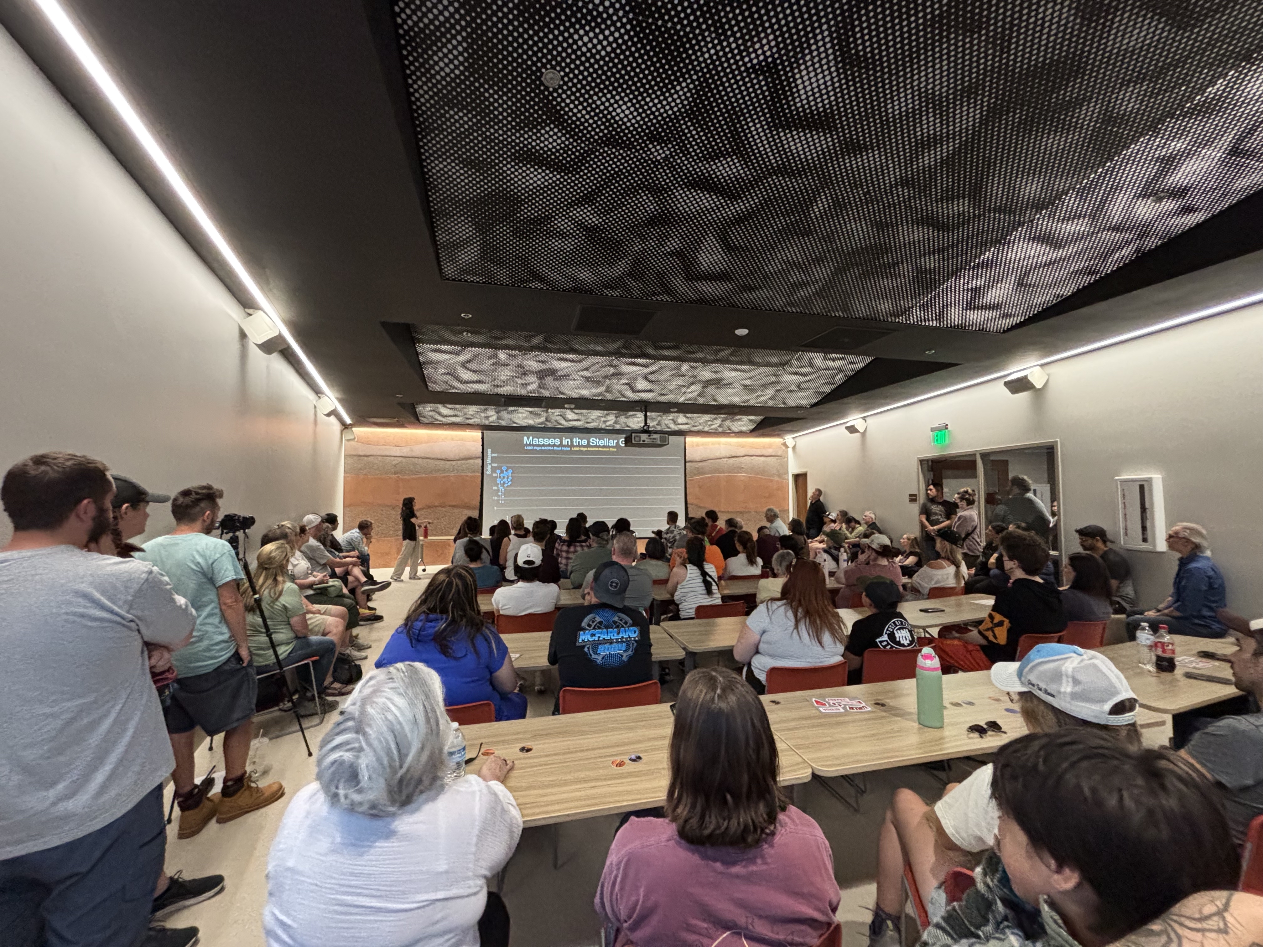 Rachel presenting at the Valley of Fire State Park's new Visitor Center